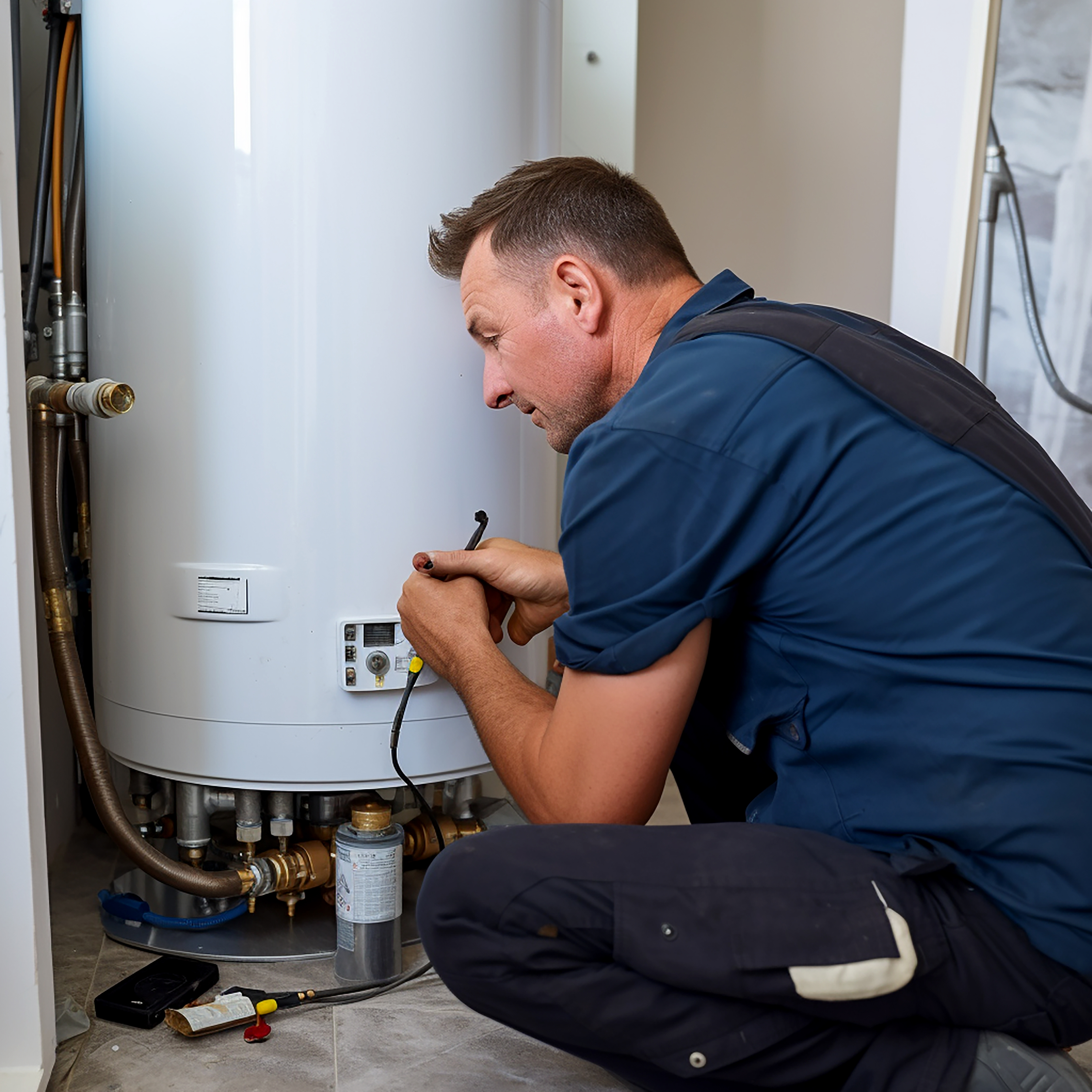 Installation eines Boilers